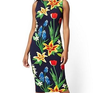 Spring floral dress